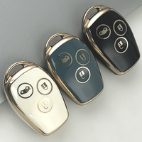 Voiture française nouveaux porte-clés à distance 2 boutons coque de clé de voiture en TPU pour Duster Dacia scénic pour Renault