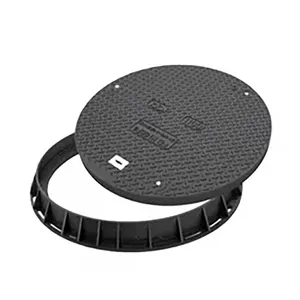 Custom EN124 diverse dimensioni in fibra composita FRP <span class=keywords><strong>BMC</strong></span> Africa tombino nero con telaio - Product Image 6