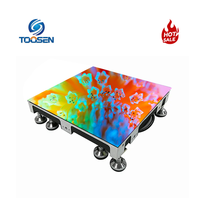 LED Floor Tile Screen Full Color Waterproof HD Display P3.91P4.81P6.25 Interactive Stage Sensing Human Gravity for Stage