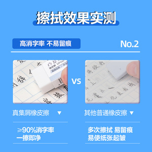Deli VP149 Eraser Rectangle TPE Dust Free Pencil Eraser For Art Exams - Product Image 3