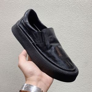 Chaussures décontractées en cuir véritable pour hommes, mocassins à lacets, nouvelle mode printemps-automne-hiver, formelles, pour affaires, à enfiler, avec amorti - Product Image 3
