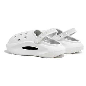 <b>White</b> EVA Closed Toe Sandals <b>Platform</b> <b>Heel</b> Summer Slippers For Home Wear - Product Image 5