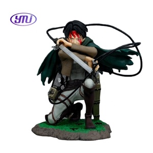 Attacco al titano Cosplay <span class=keywords><strong>Levi</strong></span> Figure Ackerman ornamento bambola Pvc Action Figure <span class=keywords><strong>Anime</strong></span> - Product Image 1