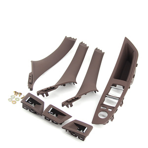 Cubierta embellecedora del panel de la manija de la puerta interior para BMW Serie 5 F10 F11 F18 2010-2016, kit de marco de plástico para el salpicadero - Product Image 2