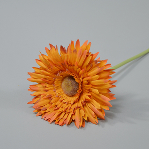 Vente chaude <span class=keywords><strong>prix</strong></span> d'usine tige courte chrysanthèmes brossés vraie touche branche de fleur artificielle décorative - Product Image 4