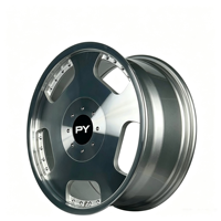 Rines de Aleación de Aluminio de 2 Piezas con Diseño de Diamante, Marca PY Forged, Estilo de Auto de Lujo, Superventas