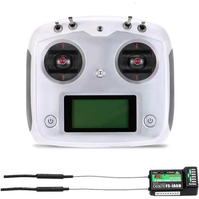 Flysky FS-I6S 10CH 2.4G RC Quadcopter Helicopter Transmitter Controller Set Receiver FS-iA6B FS-I6B Plastic for FPV FXB