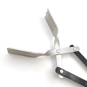 Grattoir en titane et acier inoxydable, outil 3 en 1 pour barbecue, spatule Extra légère et à longues lames et Grill - Product Image 5