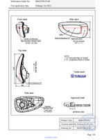 Clignotant latéral pour Renault Master Nissan NV400 Opel Movano 261650223R 261603141R 93167594 261609635R