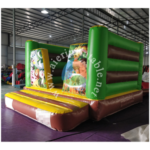 <span class=keywords><strong>Castillo</strong></span> Inflable con Temática de Mini Jungla Safari, con Estampados de Animales de Dibujos Animados, <span class=keywords><strong>para</strong></span> Fiestas Infantiles, Alquiler de Parques Infantiles <span class=keywords><strong>para</strong></span> Eventos - Product Image 3