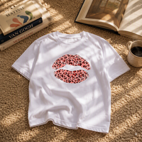 T-shirt Femme 2026 Style Décontracté Japon et Corée du Sud, Haut Imprimé Tendance à Manches Courtes