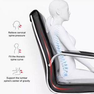 Factory Direct Ergonomic Office <strong>Chair</strong> with Arched Backrest Adjustable <strong>Rotating</strong> Faux Leather Swivel <strong>Chair</strong> Metal Foam Material - Product Image 4