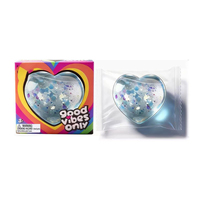 Juguetes Antiestrés Promocionales, Corazones Brillantes, Edición Limitada de San Valentín, Mini Corazón Blandito, Juguete para Aliviar el Estrés