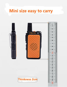 Giấy Phép Miễn Phí PMR 446 Walkie Talkie Hai Cách Xách Tay Đài Phát Thanh Hướng Dẫn Du Lịch Đài Phát Thanh Chierda CD-X9 - Product Image 4