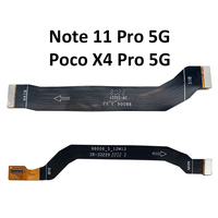 Placa base Flex para Xiaomi Redmi Note 11 11E 11S 11T Pro Plus 11pro placa principal conector de placa base LCD Flex Cable placa base
