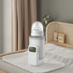 Newest 5000mAh Smart <b>USB</b> Electric <b>Heated</b> Milk Warmer Portable Wireless Outdoor Baby Milk Feeding Warmer - Product Image 5