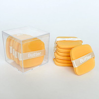 Éponge de maquillage carrée super douce double face, utilisable à sec ou à humide, pour fond de teint liquide, coussin de maquillage Honey Air