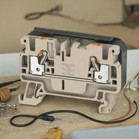 Offre Spéciale – Bornier de raccordement Weidmuller A2C 2.5 série A, 2,5 mm², 1521850000, connecteur de câblage sur rail DIN