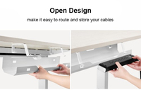 CC11-4 Di Bawah Meja Kabel Manajemen Baki Kabel Kabel Organizer Tray untuk Meja Kawat Pemegang