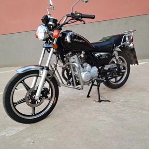 Motocicleta Suzuki1 Usada de Estilo Retro - Escape Cromado y Manillar Grande, Cómoda, de Gasolina, Estilo Harley, Vintage - Product Image 2