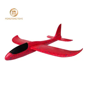 Avión planeador de espuma 48cn para niños, modelo de avión hecho a mano