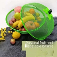 Keukenhulpje van roestvrij staal, multifunctionele draadgaas afgietbak voor het wassen van fruit en groenten, huishoudelijk gebruik