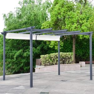 Pérgola Retráctil para Exteriores de 3x4 Metros, Toldo Plegable de Aluminio para Jardín, Gazebo DC-MG-012, Gazebo de Aluminio para Jardín DC-MG-01 - Product Image 2