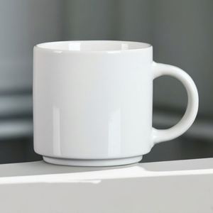Tasses en céramique unies et simples en gros pour la publicité et les cadeaux - Product Image 4