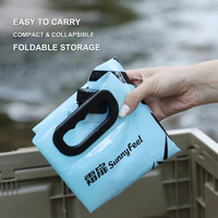 Sac d'eau pliable 8L de qualité alimentaire avec robinet réglable pour camping, randonnée, voyage et vin