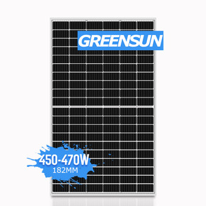 Panel Solar de Arseniuro de <span class=keywords><strong>Galio</strong></span> de 450W, Panel Solar Totalmente Negro, Celda Solar de Alta Eficiencia, Panel Solar Mono Totalmente Negro - Product Image 1