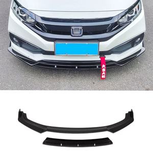 ชุดแต่งสปอยเลอร์หน้า Welta ABS+PP แบบสองชั้น/ชั้นเดียว สีดำเงา รุ่น Facelift ให้ลุคเดิมๆ สำหรับ Civic รุ่นที่ 10 - Product Image 1