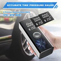 Pompe de compresseur d'air électrique Portable 12V gonfleur de pneu tactile intelligent pour voiture et moto ABS Mini gonfleur de pneu sans fil