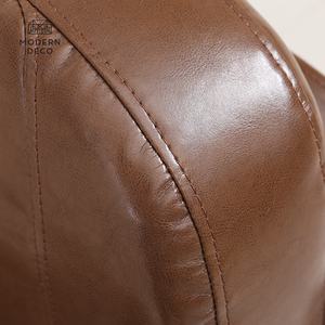 Canapé <span class=keywords><strong>causeuse</strong></span> en faux cuir, sans accoudoirs en similicuir noir marron, tapisserie de salon moderne, <span class=keywords><strong>2</strong></span> <span class=keywords><strong>places</strong></span> - Product Image 6