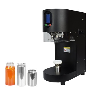Automatic High-efficiency Beverage Sealing <b>Machine</b> Commercial Cans Plastic Canned Milk <b>Tea</b> Soda Special Sealing <b>Machine</b> - Product Image 2