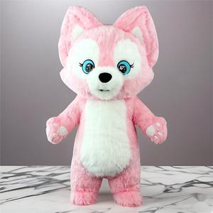 Costume gonflable ours fraise rose - Déguisement de mascotte en peluche pour adultes et enfants, tenue de fête virale <span class=keywords><strong>TikTok</strong></span> - Product Image 1