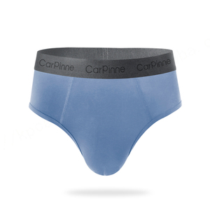 Logotipo personalizado de bambú hombres breve Color sólido comodidad diaria alta calidad láser Logo hombres Ropa interior Calzoncillos con venta al por mayor - Product Image 3
