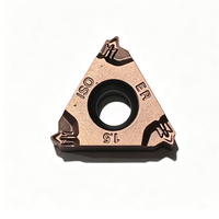 FONHAE 16ER ISO 1.5 Carbide Threading Insert CNC Lathe External Thread Inserts Cutting Tools HRC45 Titanium Carbide Coated for