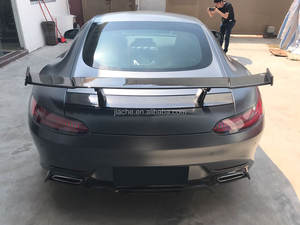 Kits de carrosserie de séparateurs de becquet de lèvre arrière avant en Fiber de carbone pour Mercedes Benz <span class=keywords><strong>AMG</strong></span> GT <span class=keywords><strong>AMG</strong></span> <span class=keywords><strong>GTS</strong></span> <span class=keywords><strong>AMG</strong></span> GTR coupé - Product Image 4