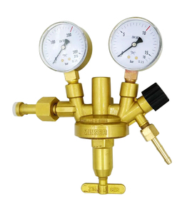 Régulateur de <span class=keywords><strong>gaz</strong></span> hélium réduisant la pression de coupe de <span class=keywords><strong>gaz</strong></span> à <span class=keywords><strong>double</strong></span> jauges Kinton - Product Image 3