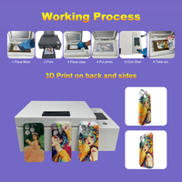 DAQIN 3D Sublimation Automatique Mini Machine D'impression Personnalisé étui de Téléphone Portable et Couverture de Cellule Sous Vide Transfert De Chaleur Nouvel État