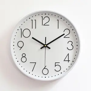 Plastic Home Decoration Digital Decorative 3d Watch Wall Clocks