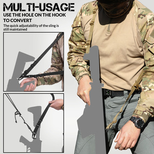 Cordon de sécurité multi-usage tactique à ressort élastique haute résistance, antivol, enroulé, pour <span class=keywords><strong>sac</strong></span> de chasse ou de tir - Product Image 4