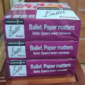 Papier HC Ballet A4 80 g/m² Papier d'impression <span class=keywords><strong>de</strong></span> <span class=keywords><strong>qualité</strong></span> supérieure 500 feuilles/<span class=keywords><strong>Où</strong></span> <span class=keywords><strong>acheter</strong></span> du papier A4 <span class=keywords><strong>de</strong></span> <span class=keywords><strong>qualité</strong></span> supérieure 80Gsm <span class=keywords><strong>Qualité</strong></span> d'exportation/Étiquettes OEM - Product Image 1