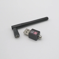 Tarjeta de Red Inalámbrica USB de 300Mbps con Antena Externa, Transmisor y Receptor de 5DB Wi-Fi para Laptop, Adaptador Inalámbrico en Stock