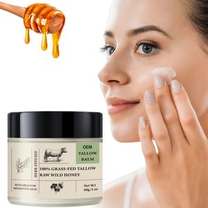 Bálsamo de Sebo de Res 100% de Animales Alimentados con Pasto, con Miel Silvestre, para Piel Sensible, Ingrediente Principal: Aceite de Oliva - Product Image 1