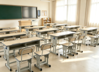 Offre Spéciale – Bureau Double Moderne Robuste pour Étudiants, Ergonomique, Hauteur Réglable, Plateau en MDF, Cadre en Acier – Vente en Gros pour Écoles Mondiales