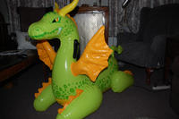 Dragon Volant Gonflable Géant Rouge Extérieur Modèle d'Animal de Dessin Animé pour la Décoration Publicitaire Événement de Cour