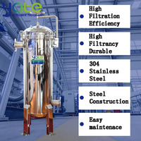 Filtre à sac unique robuste de type chariot en acier inoxydable 304/316 pour solutions de filtration sanitaire dans la fabrication de bière