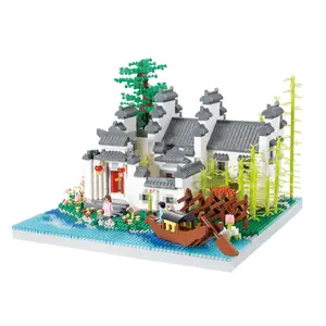 Modelo 8086 Arquitetura Collectible Brinquedos Casa Building Blocks Construção Para Dream Garden 2023 Shantou