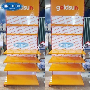 Customization Advertising <b>shelf</b> / rack Vietnam One Tech Metal advertise rack Customization Light Duty Rectangular <b>Display</b> Stand - Product Image 3